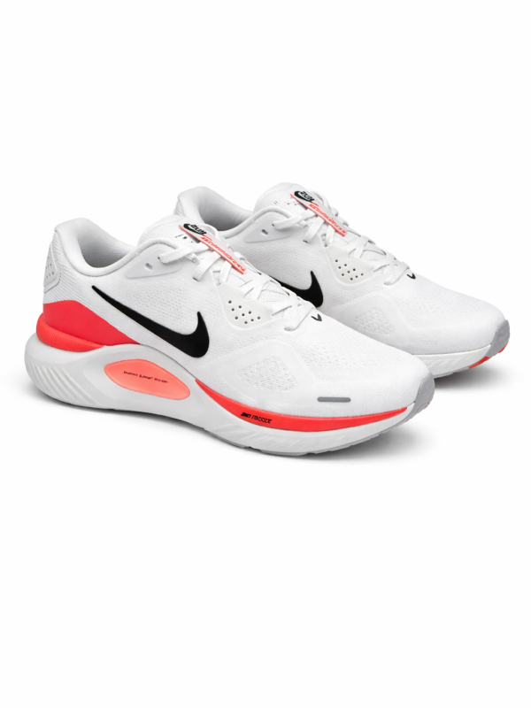 Nike Air Zoom Structure 26 “Pure White & Solar Crimson”
