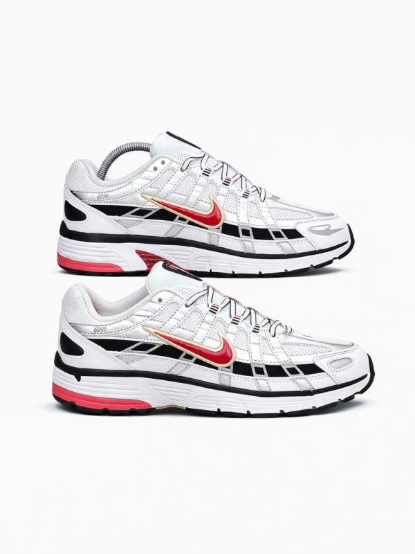 Nike P-6000 “Platinum varsity Red”