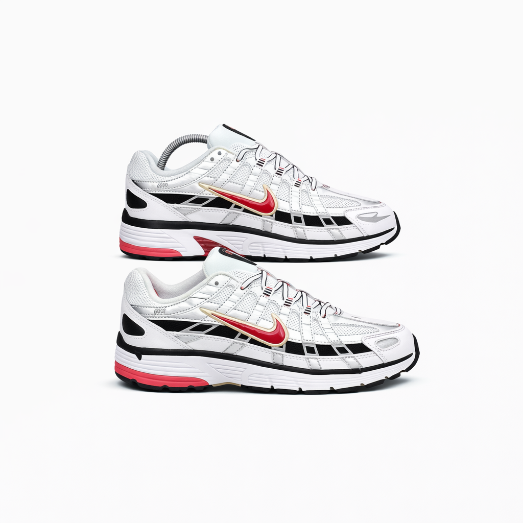 Nike P-6000 “Platinum varsity Red”