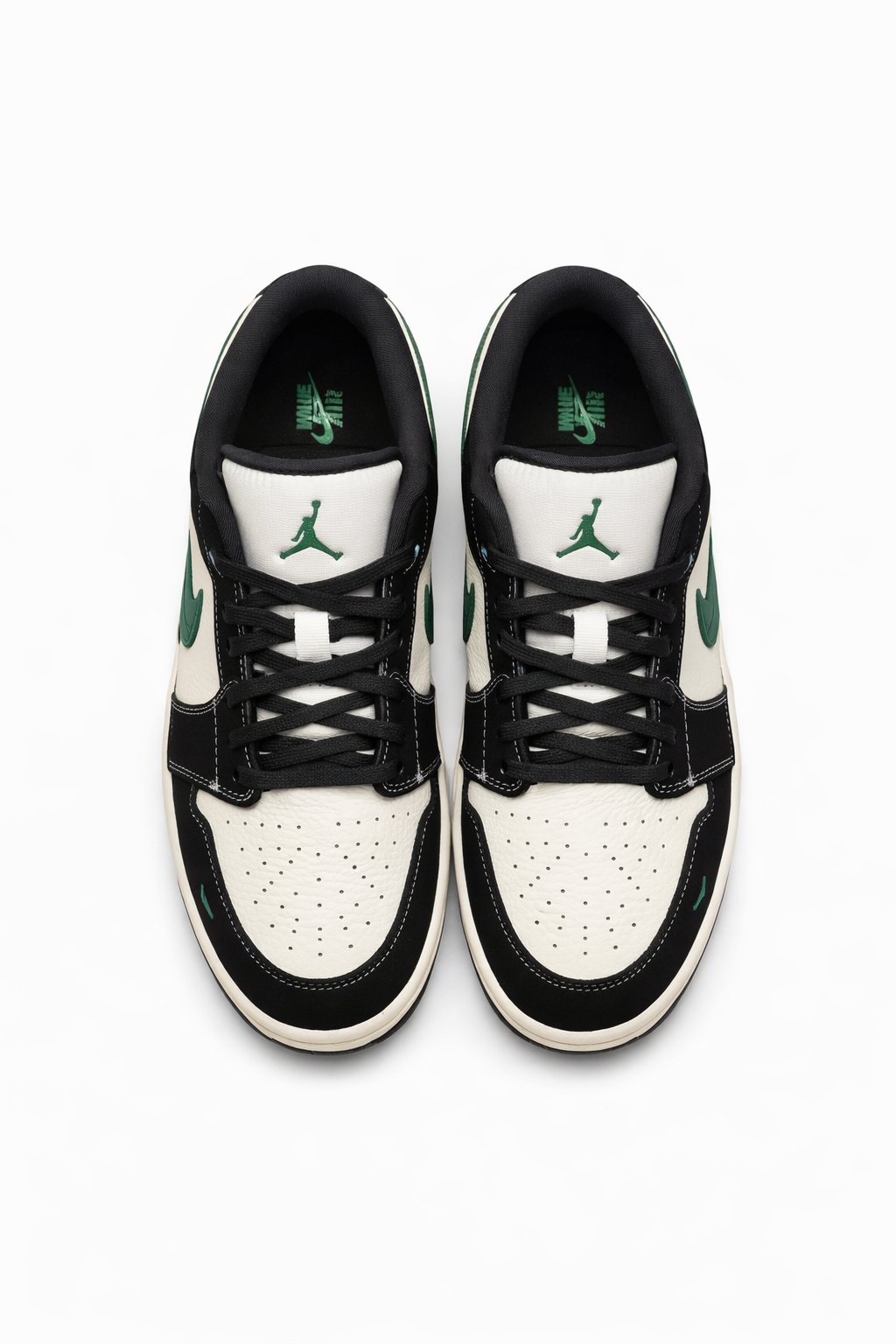 Nike Air Jordan 1 Low “Black / Off-White / Green”