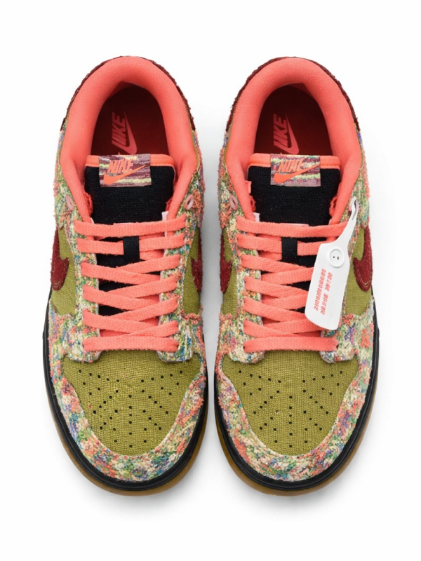 Nike Dunk Low Custom "Olive Suede and Tapestry"