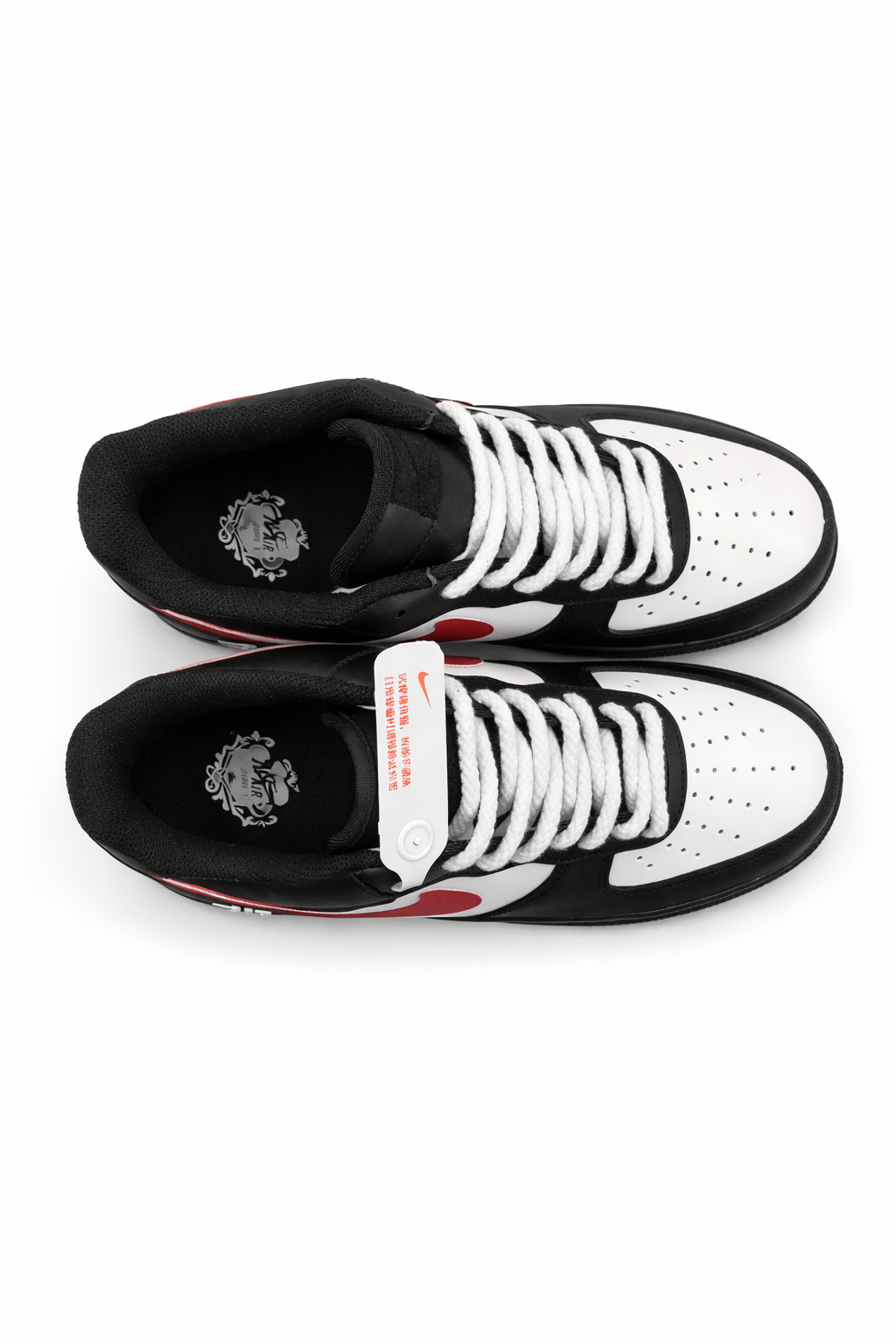 Nike Air Force 1 Low Custom ?Snake / Red swoosh? - Image 2