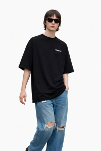 COMELOW PANEL LOGO T-SHIRT “BLACK”